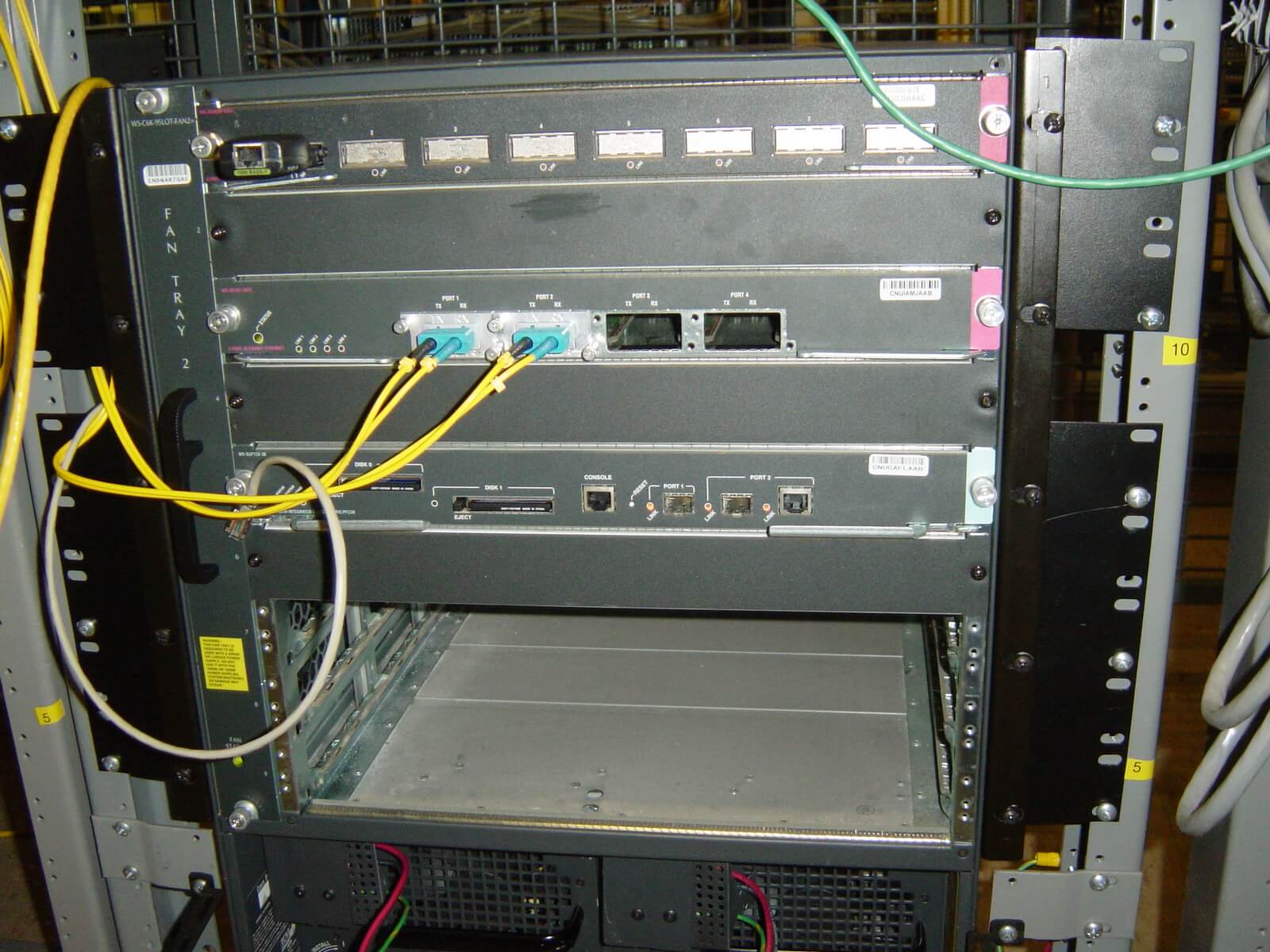 Cisco 6509 Router Installation